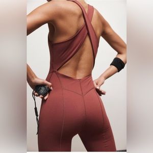 FP Movement by Free People Rust Jumpsuit